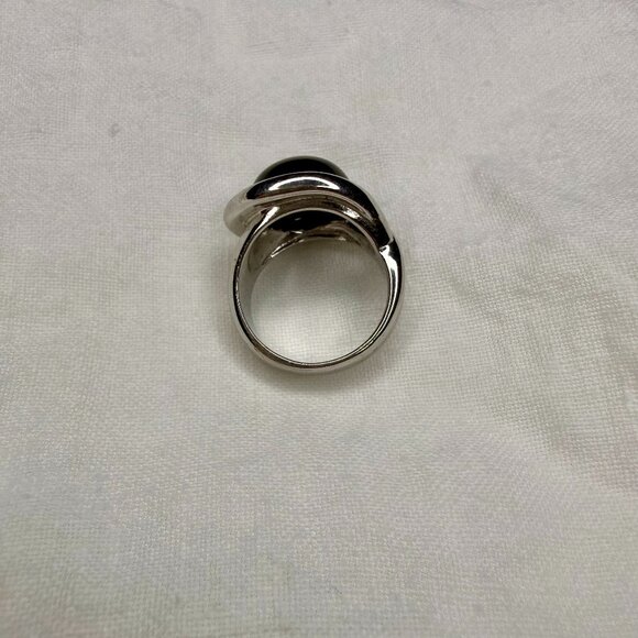 Silpada sterling Silver Black Onyx Ring size 7 - Picture 2 of 3